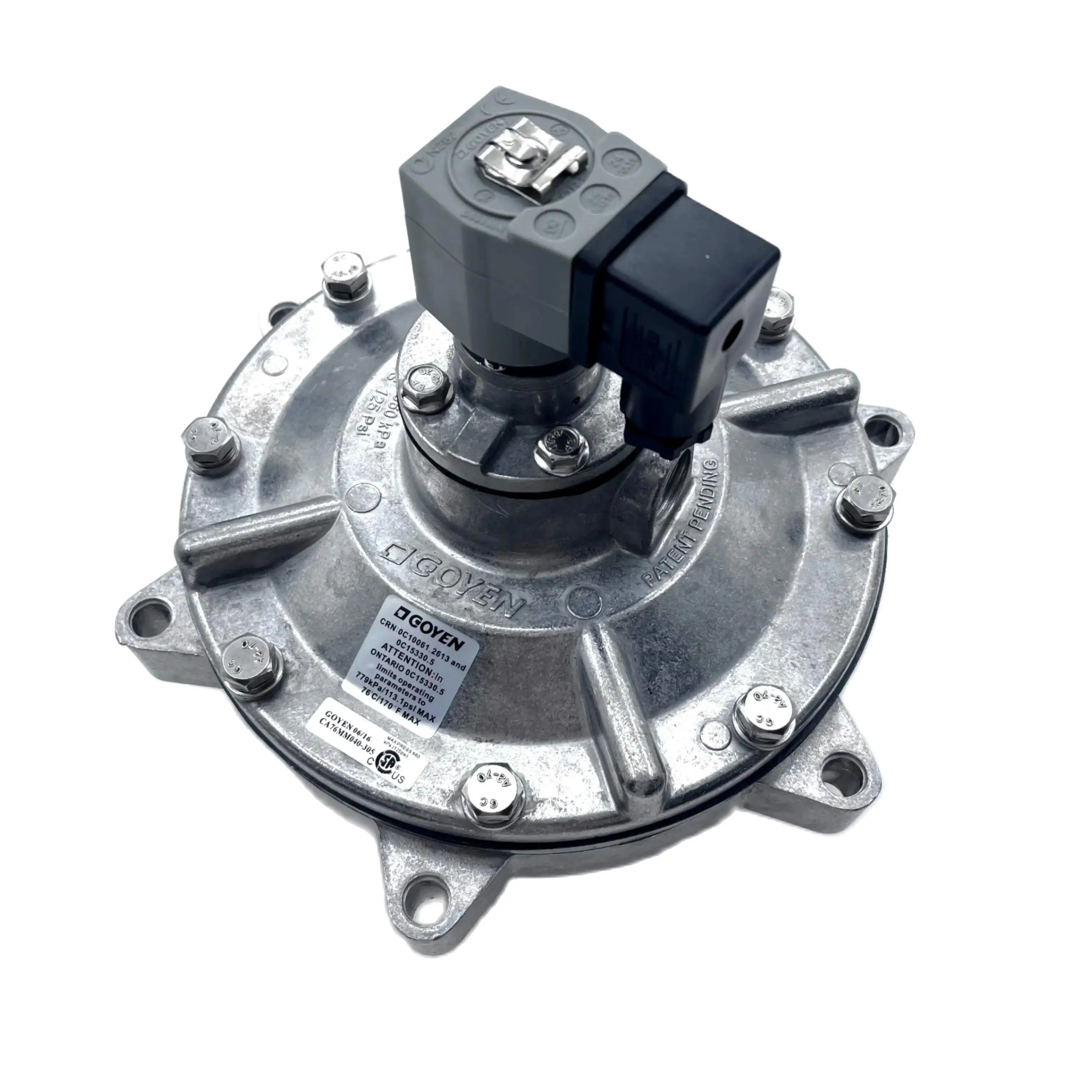 GOYEN-G3 Válvula submersa do jato do pulso, 76mm, 76mm