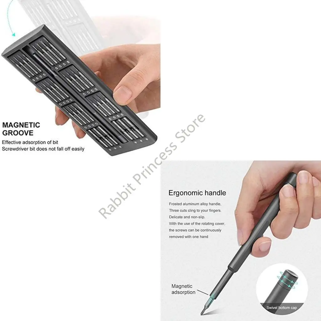 

BX0F 63 in 1 Screwdriver Set with Hardened Steel Bit Ergonomic Handle