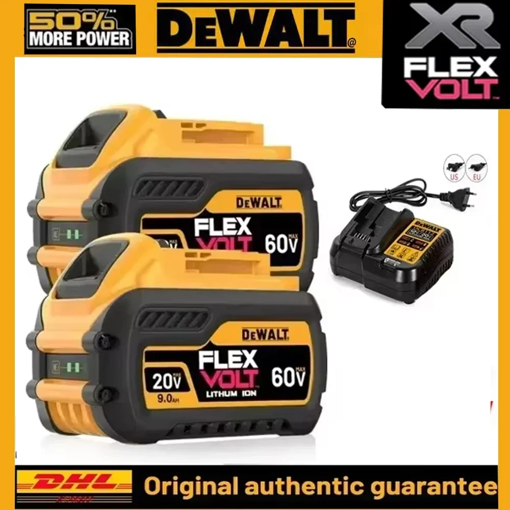 Original Dewalt 20V 60V DCB206, DCB205, DCB200, DCB609 electric tool batteries, with strong power and longer battery life