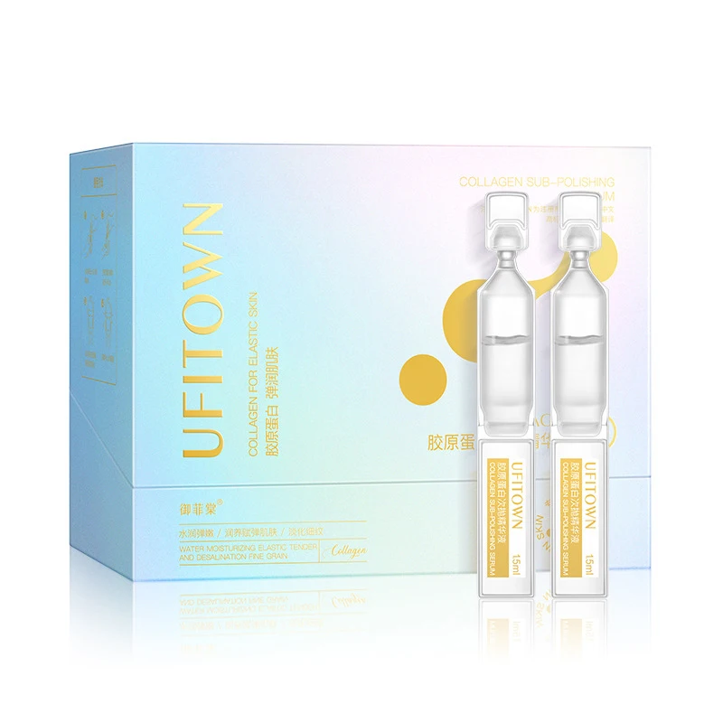 30Pcs Collagen Boost Serum Ceramide Repair Firm Smooth Essence Hyaluronic Acid Anti Wrinkle Aging Whitening Dark Spot Skin Care