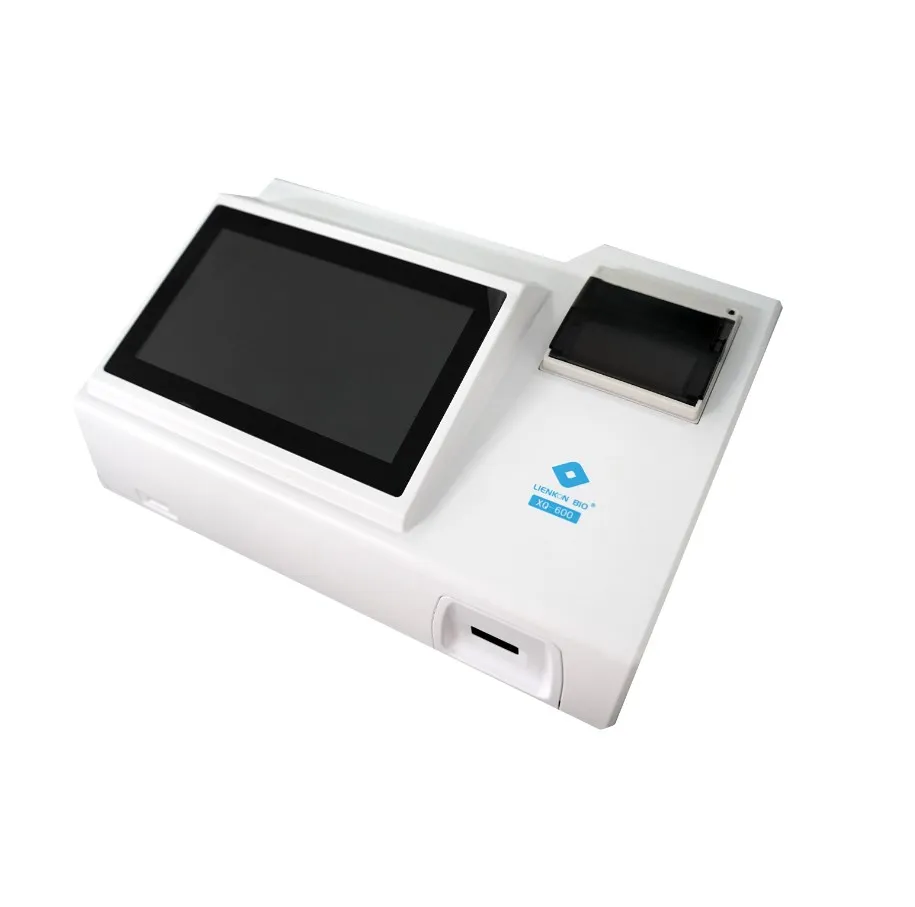 Blood Testing Analyzer X-600  one way Vet Fluorescence Immunoassay Analyzer Laboratory Blood Testing Instrument for pet reagents