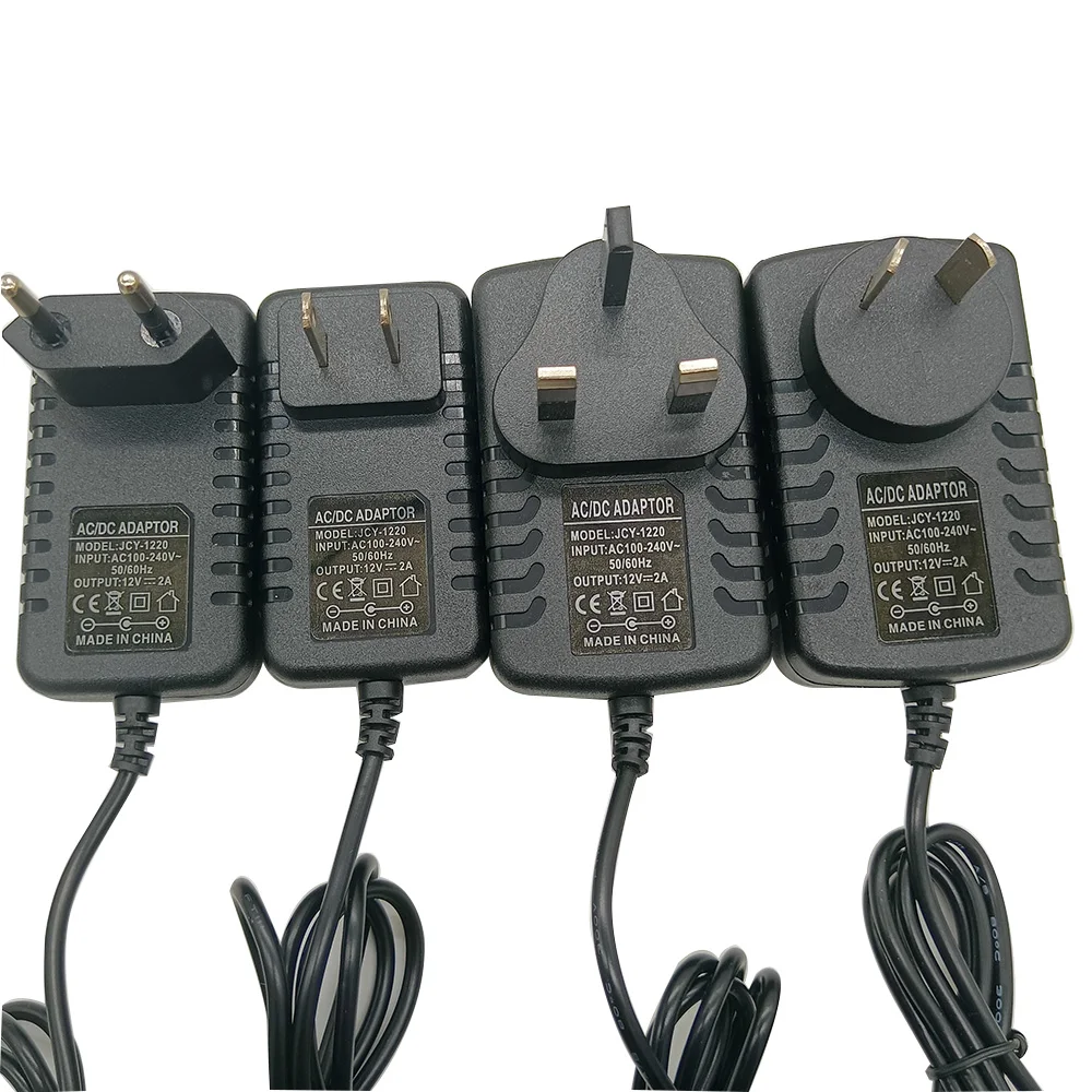 12V 2A Driver Adapter AC110V 220V To DC With indicator Light LED Power Supply For LED Strip Light Transformer Adapter