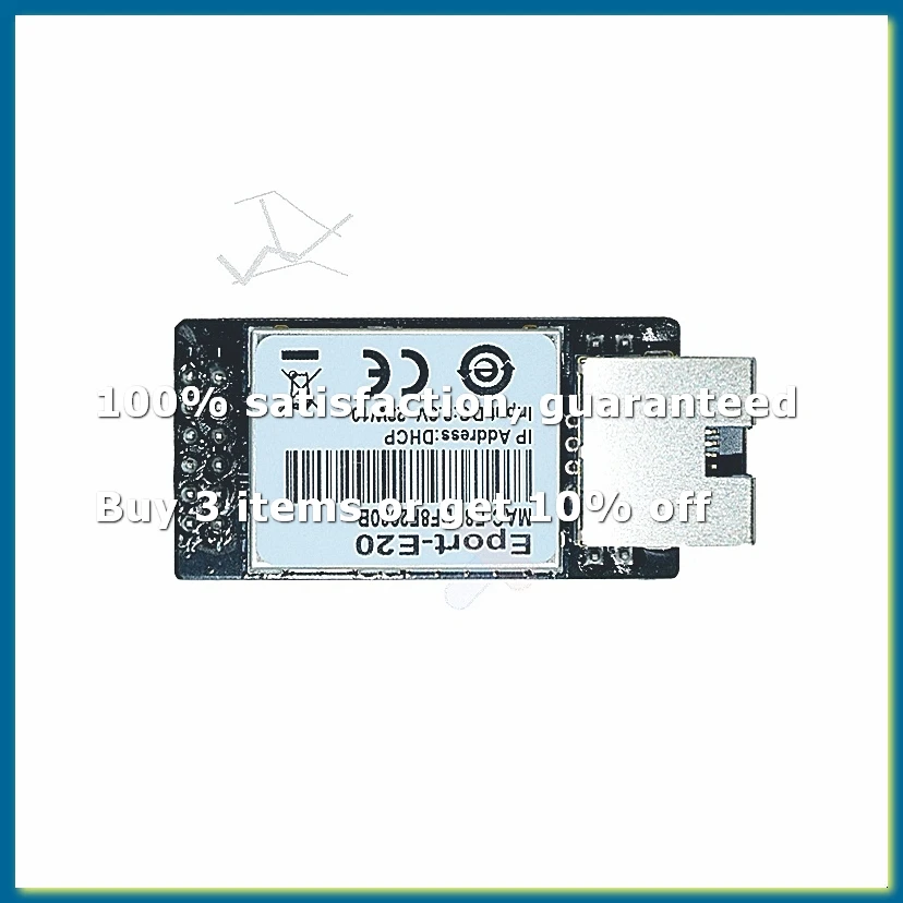 Eport-E20 Network Server Port 3.3v Serial to Ethernet Embedded Module IOT Device Support DHCP IP Telnet Modbus-DT30