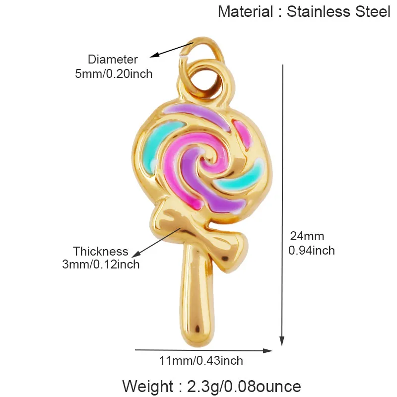 Trendy Stainless Steel Candy Football Coffee Cup Eye Lipstick Charm Pendant,DIY Necklace Bracelet Jewelry Accessory Supply R76