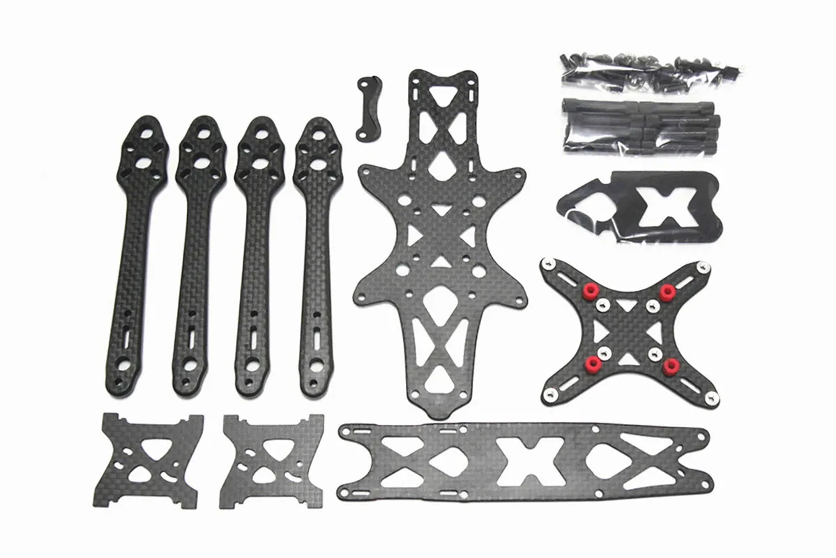 Astrox Johnny J5 Nieuwe Originele China Vliegtuigen Frame Preset Demping Carbon Fiber 5.5Mm Arm Fpv Crossing Machine