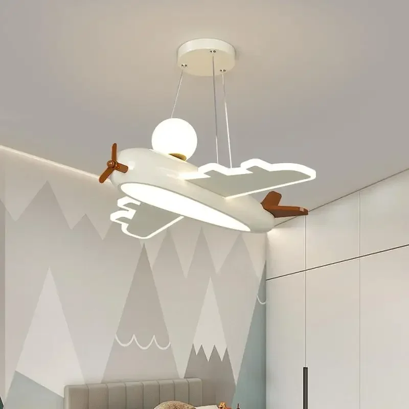 Flugzeug Deckenleuchte Cartoon Kinder Deckenleuchte Kreatives Design Led Weiß Lampe Wohnzimmer Esszimmer Baby Kinderzimmer Zimmer Dekor Lampe – Detail 20