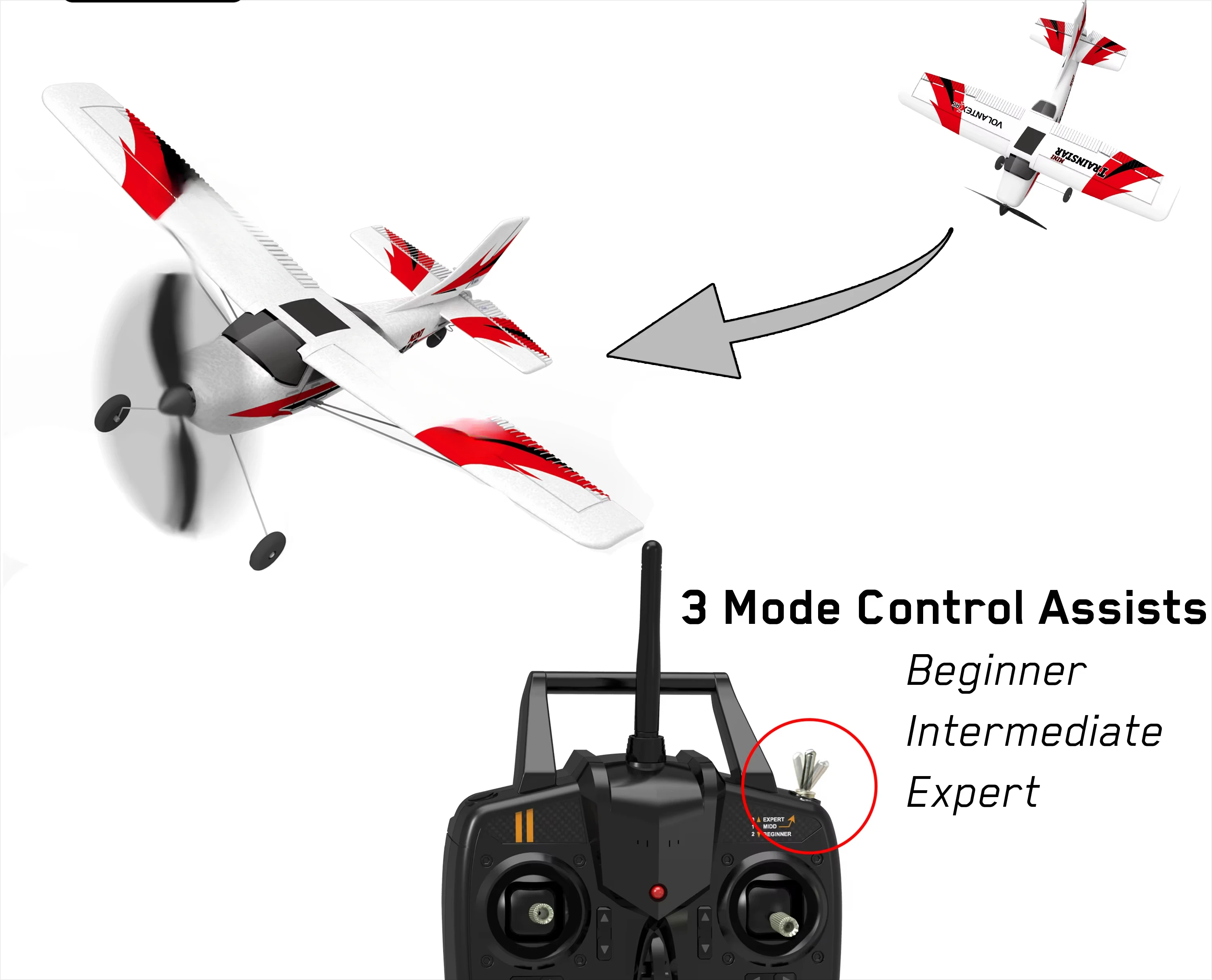 Channel Radio Control Electric USB Cable Outdoor Red AA Battery Foam Aircraft Remote Control Aircraft