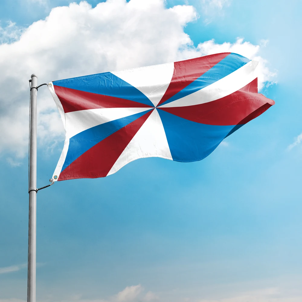 Flag Naval Jack Of The Netherlands 3*5FT 90*150CM Holland Flags Custom Logo Outdoor Decoration Banners Polyester UV Resistance