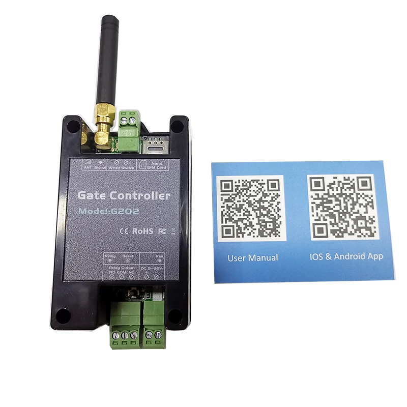 

GSM gate opener G202 remote control single relay switch for sliding swing garage Gate Opener ( replace RTU5024 )