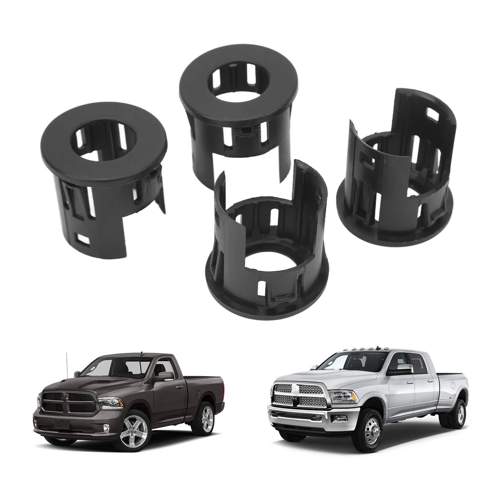 4 stuks Parkeerhulp Sensor Bezels 5LS52TZZAA Auto Accessoires Vervanging Voor Dodge Ram 1500 Classic