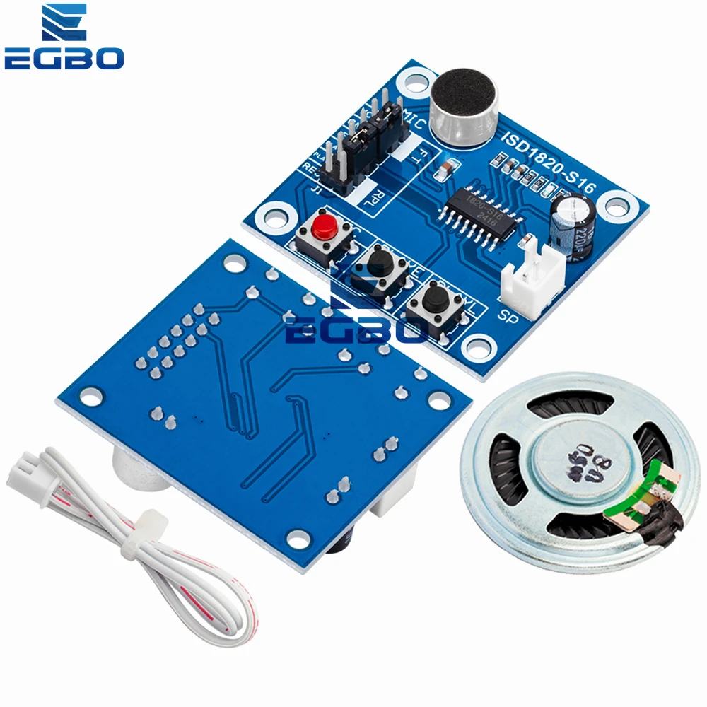 وحدة تسجيل ISD1820 وحدة صوت لوحة وحدة الهاتف المحمول مع ميكروفونات + مكبر صوت