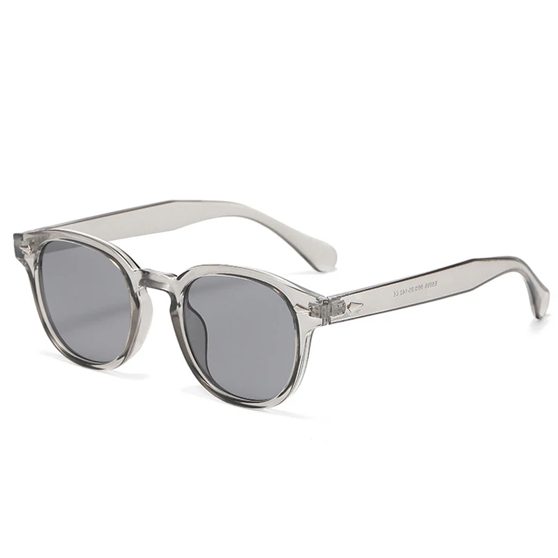 JNPCXI Qualitäts-Retro-Rundsonnenbrille für Damen, Modische Nieten-Dekoration, UV400-Schutz, Punk-Leoparden-Sonnenbrille für Herren