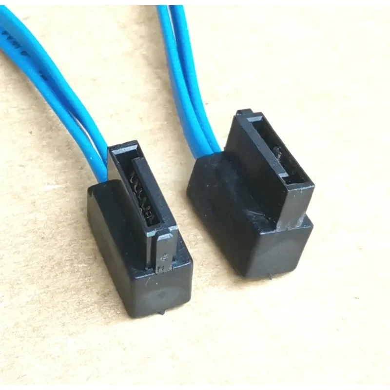 for SATA Cable 30cm Left to Right Curved Data Line