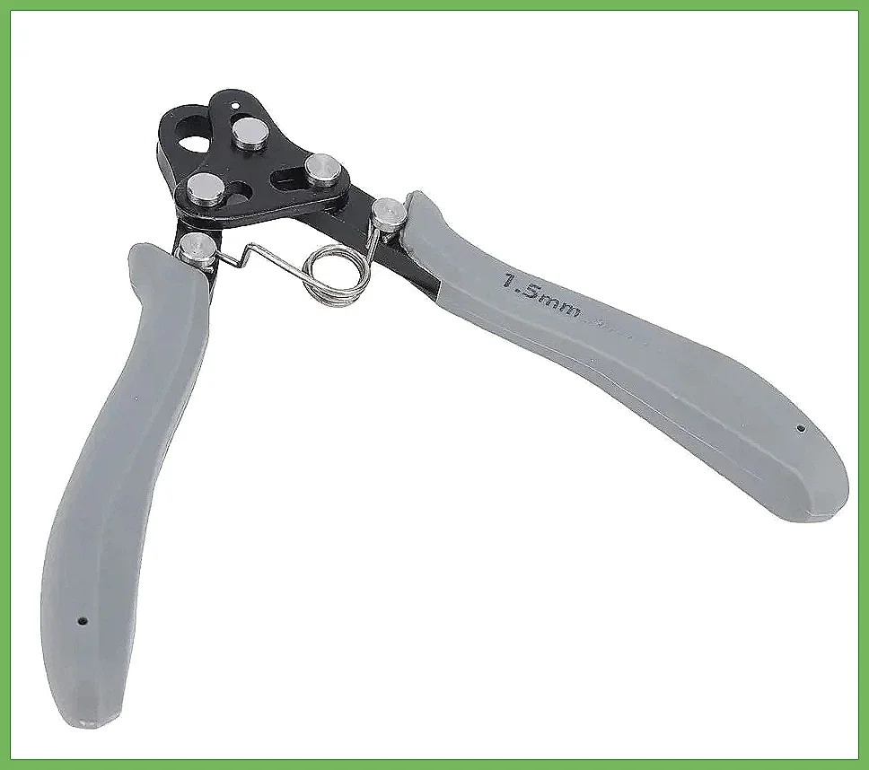 One Step Looper Pliers Tool for Jewelry Making 18-26g Craft Wire Gold Silver Copper Iron Coils Gray Handle DIY Wrapping view 5