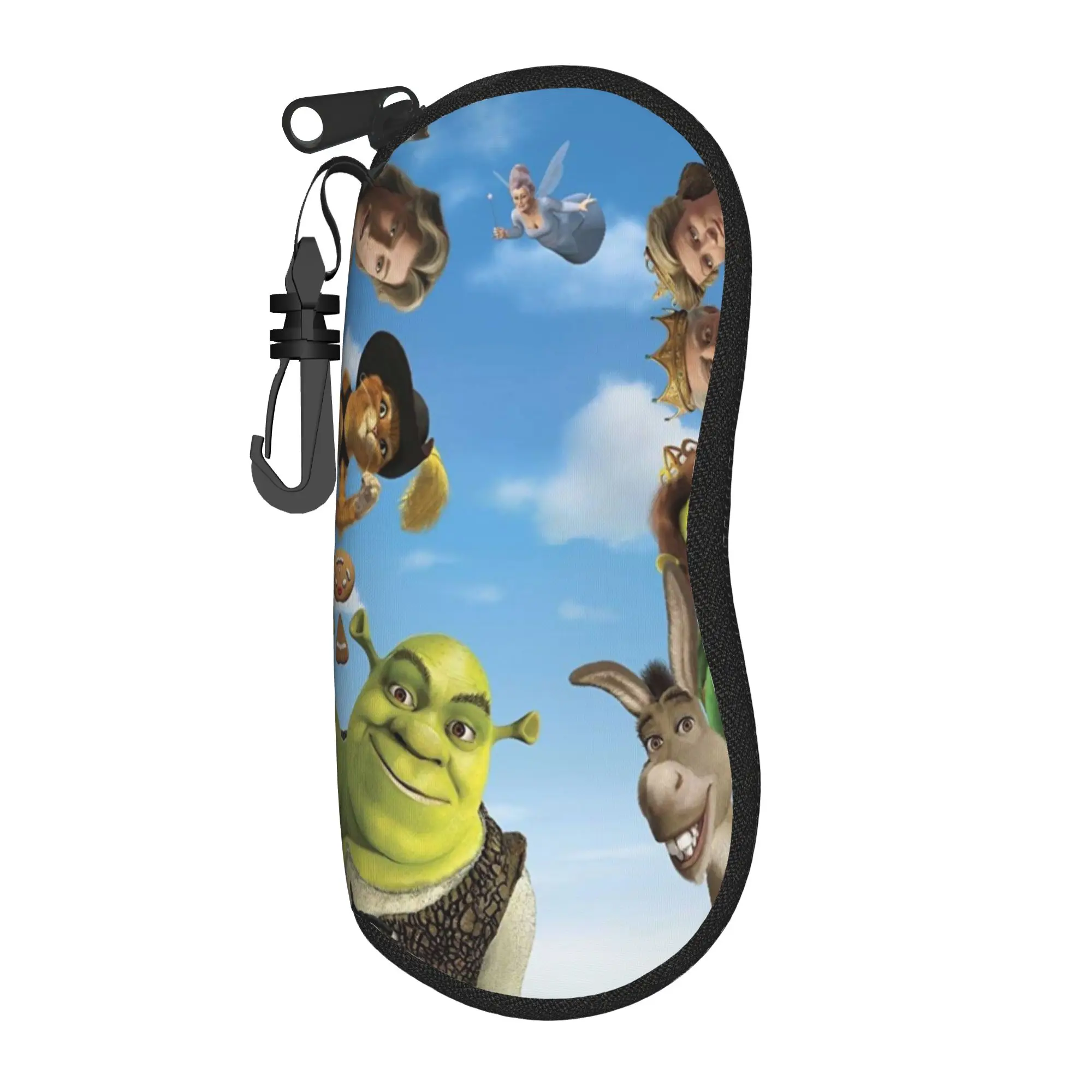 Harajuku Cartoon Glasses Case Funny Shreks Meme Accessories  Accessories  Reading Storage Box Ins Style Eye Contacts Case
