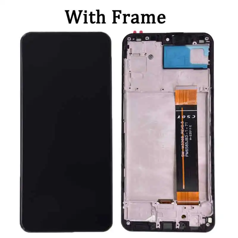 M336 lcd display für samsung m33 5g m336 m336b lcd display touchscreen digitalis ierer für samsung m33 m336bu lcd mit rahmen