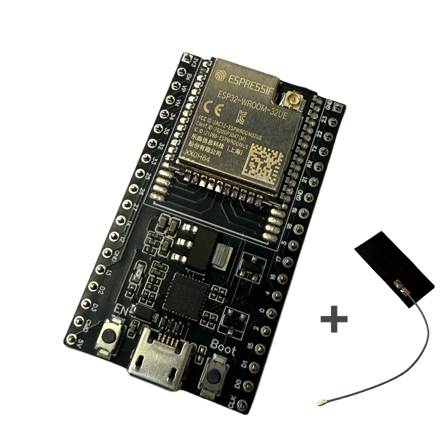 ESP32 Development Board ESP32-DevKitC V4 Used by ESP32-WROOM-32U ESP32-WROOM-32UE Free Gift Of External Antenna Micro-B
