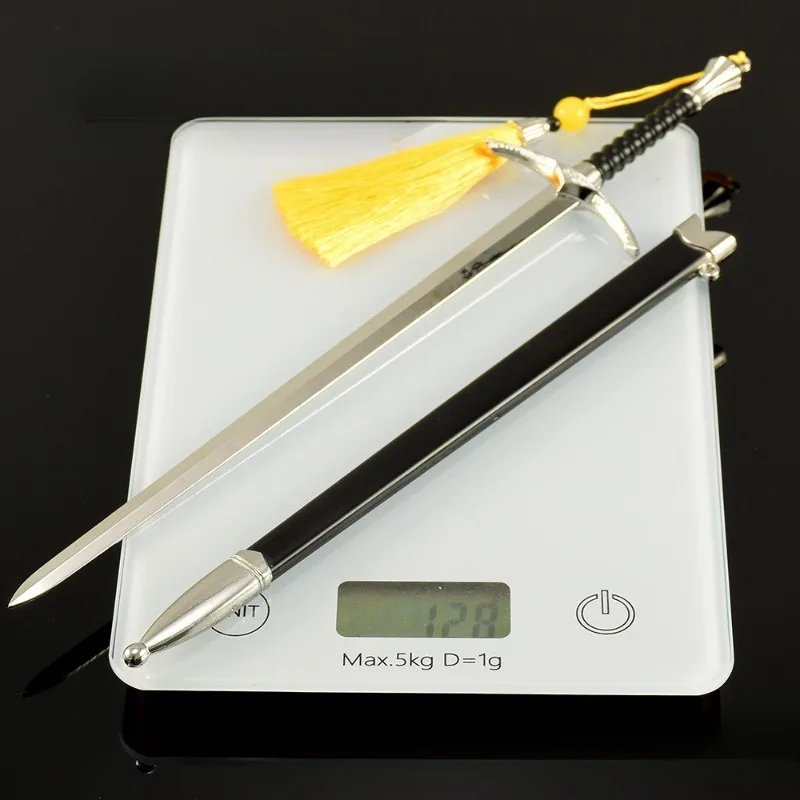 30ซม.ลอร์ดแหวนฟิล์มอุปกรณ์ต่อพ่วงอาวุธรุ่นGandalfศัตรูรั้วโลหะหัตถกรรมดาบคอลเลกชันเครื่องประดับของขวัญเด็ก