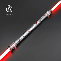 Darth Maul SE 2pcs Double Lightsaber Removable Blade Heavy Metal Hilt Blaster Dueling Laser Sword Cosplay Replica