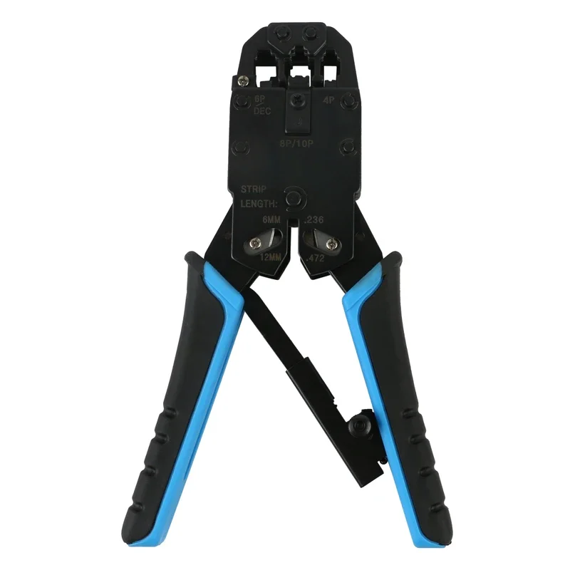 

4 In 1 Multifunction Tool 200R RJ48 RJ45 RJ11 RJ12 Wire Cable Crimper Crimp PC Network Hand Tools Ratchet Ethernet Crimping