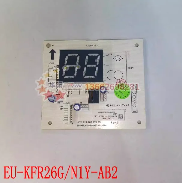 New Midea air conditioning display Board 17122000A07845 EU-KFR26G/N1Y-TC.JD.GN