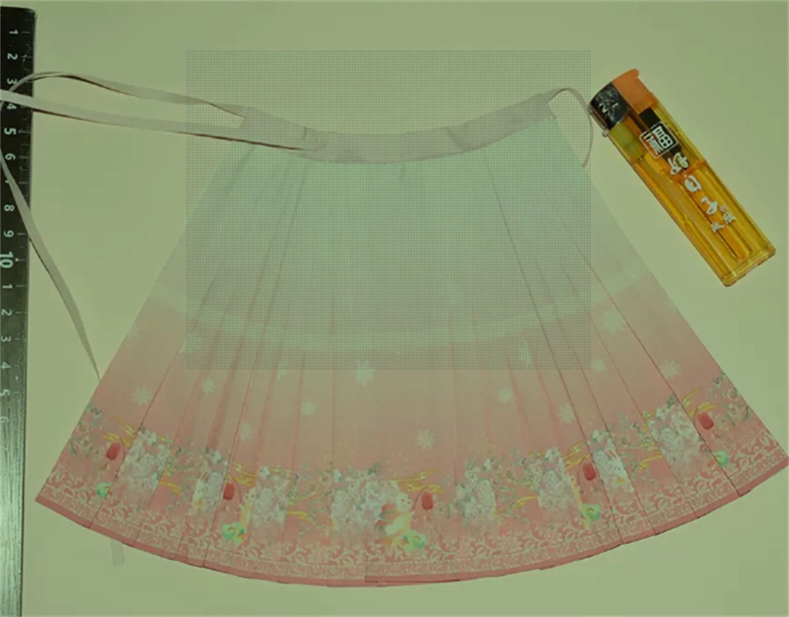 الزي القديم الملابس دعوى 1/6 الإناث مطوي تنورة رداء Hanfu فستان طويل سلالة مينغ نموذج ل 12 "" ألعاب شخصيات الحركة #4