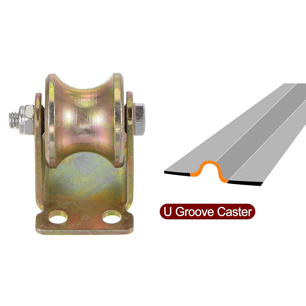 4Pcs U Groove Caster 1.25\