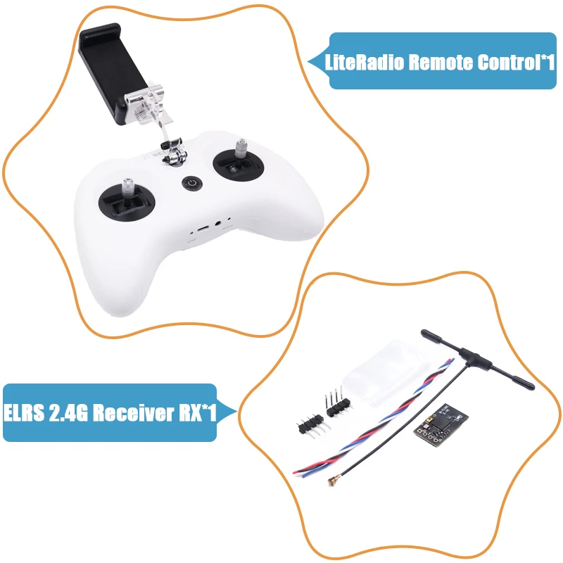 

Happy LiteRadio 3 Radio Transmitter ELRS 2.4G ExpressLRS Remote Control For Beginner RC FPV Racing Drone Quadcopter Freestyle