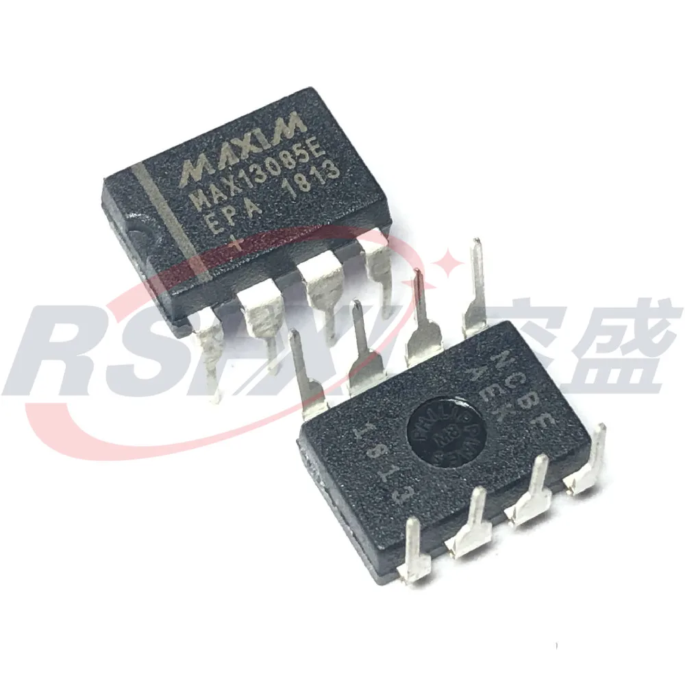 10 unids/lote MAX13085EEPA + MAX13085E DIP-8P nuevo + 5,0 V + 15 -15 kV transceptor de RS-485/RS-422 de intercambio en caliente a prueba de fallos con protección ESD