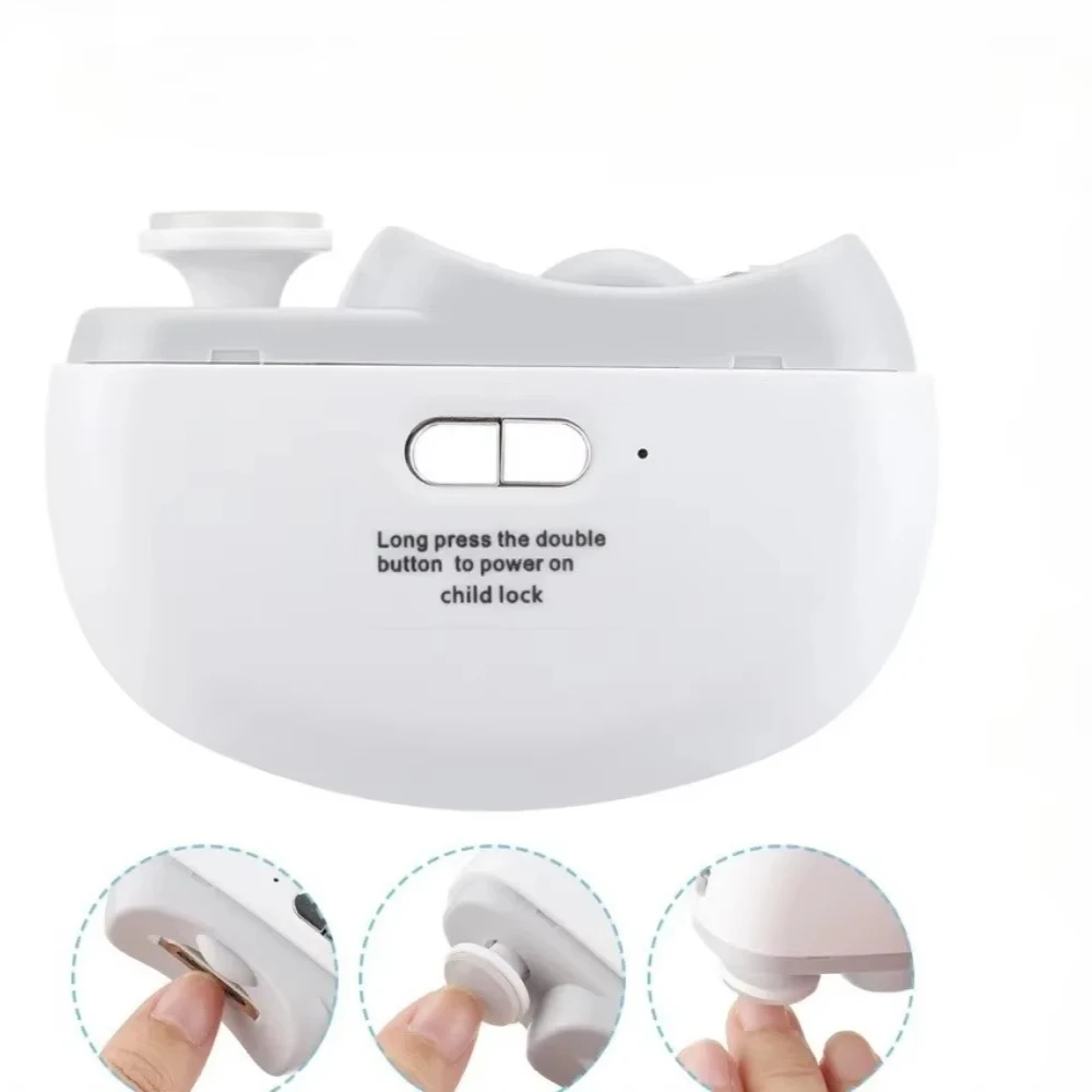 

Профессиональная электрическая автоматическая машинка для стрижки ногтей 2-в-1, портативная детская электрическая точилка для ногтей с защитой от защемления, гладкие сейфы для маникюра