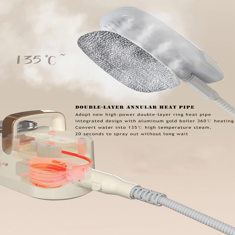 แบบพกพาไฟฟ้าไอน้ำทำความสะอาดมือถือสูงอุณหภูมิความดันเครื่องซักผ้าเครื่องดูดฝุ่น