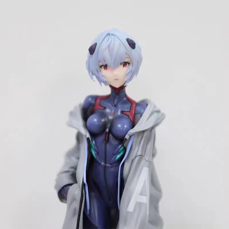 Domestic Rei Ayanami Evangelion Anime Figure 2D Cute Girl Model PC Case Decor Desktop Ornament Collectible Gift For Anime Fans view 3