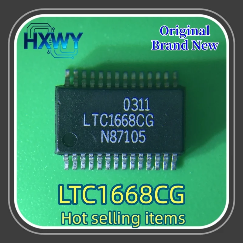 (1/10 piece) LTC1668CG LTC1668 SSOP28 packaged analog-to-digital converter brand new and original.