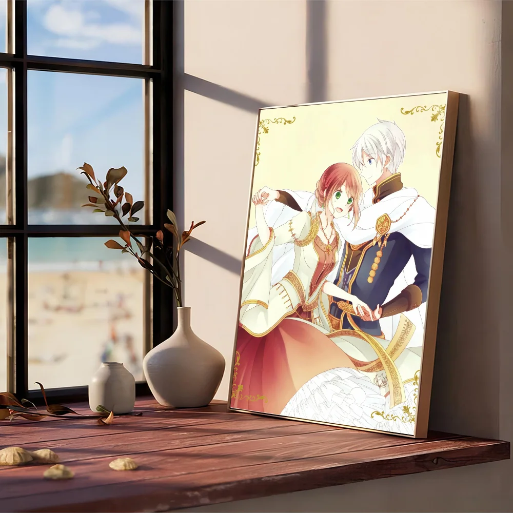 Snow White with the Red Hair Anime Posters Sticky Decoracion Painting Wall Art White Kraft Paper Wall Decor