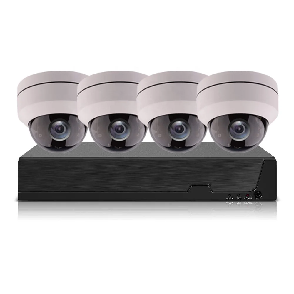 4K 8MP POE CCTV IP Camera Kit 4CH Surveillance System Dome PTZ Security Network Camera NVR Kit