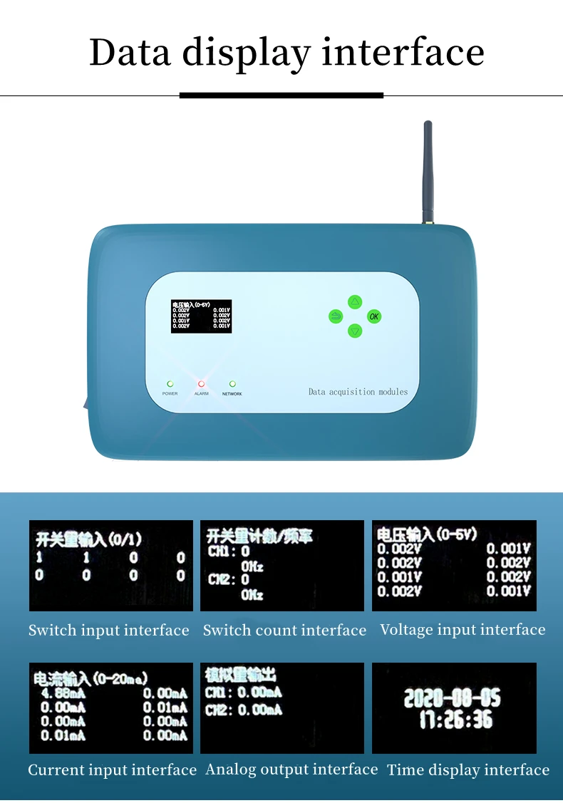 4G RTU Wireless Telemetry Terminal IOT Gateway with RS485 Remote Transfer Unit DI DO Remote Wireless Data Acquisition Gateway