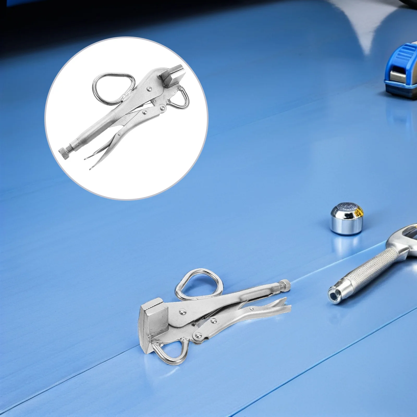 

Auto Body Clamp Tool Heavy Duty Steel Sheet Metal Pulling Plier For Welding Bending Repair Multipurpose Car Dent Removal