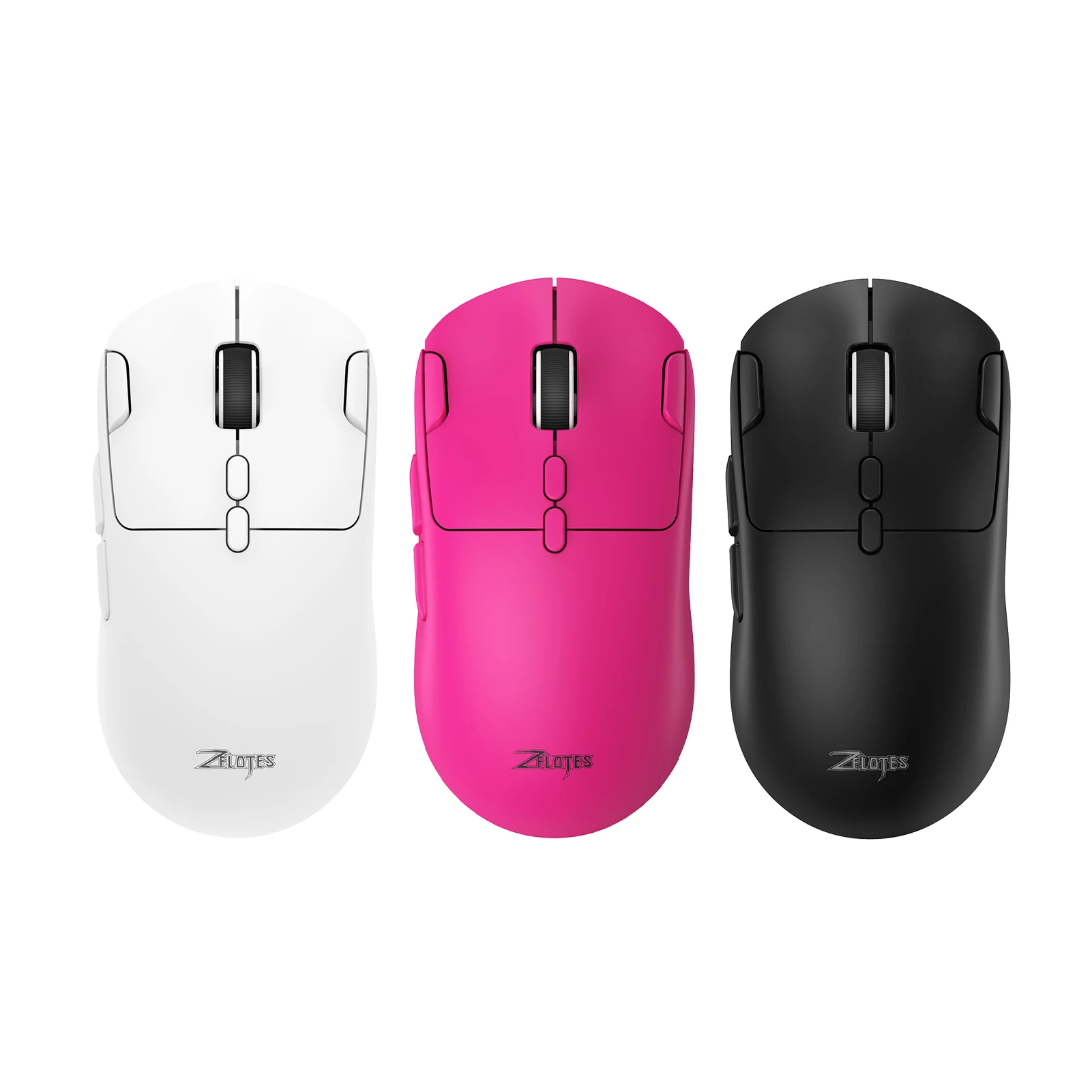 Lightweight Wireless Gaming Mouse Triple-Mode 2.4GHz Wireless/BT/Wired Ergonomic Mouse 6 Adjustable DPI Levels 10 Buttons for PC