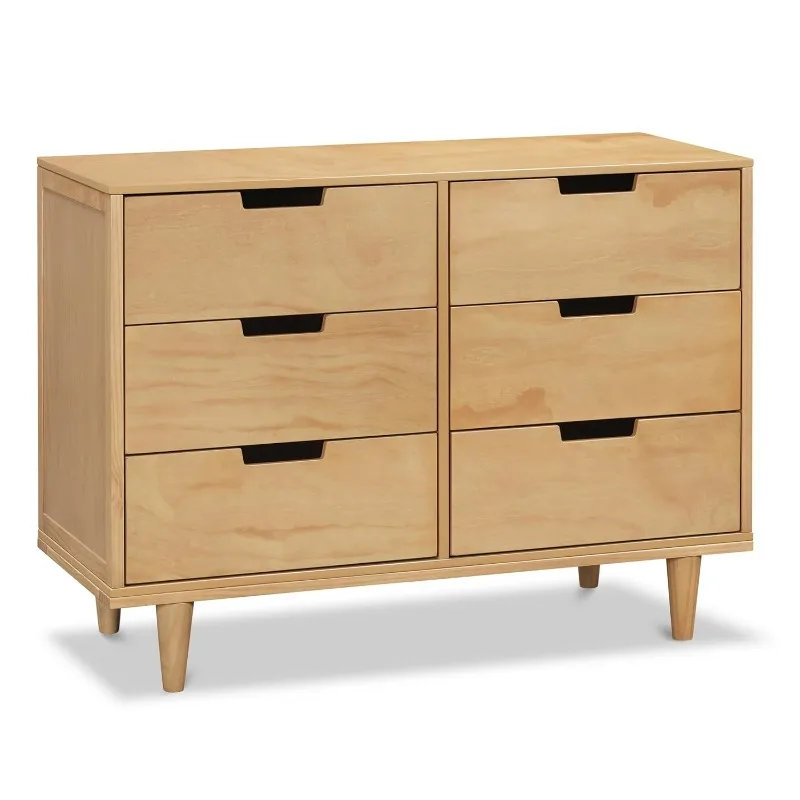 Marley 6-Drawer Double Dresser in Honey