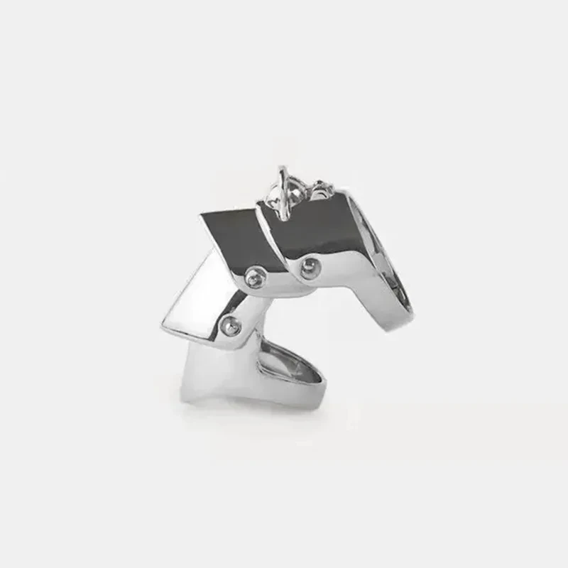 Anime Punk Ring Cosplay Rüstung Knuckle Metall Finger Ringe Erwachsene Unisex Hiphop Bewegliche Joint Schmuck Zubehör Party Prop