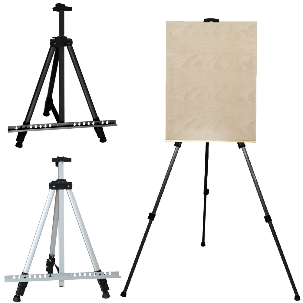 

Portable Adjustable Metal Sketch Easel Stand Foldable Travel Easel Aluminum Alloy Easel Sketch Drawing Stand with Carrying Bag