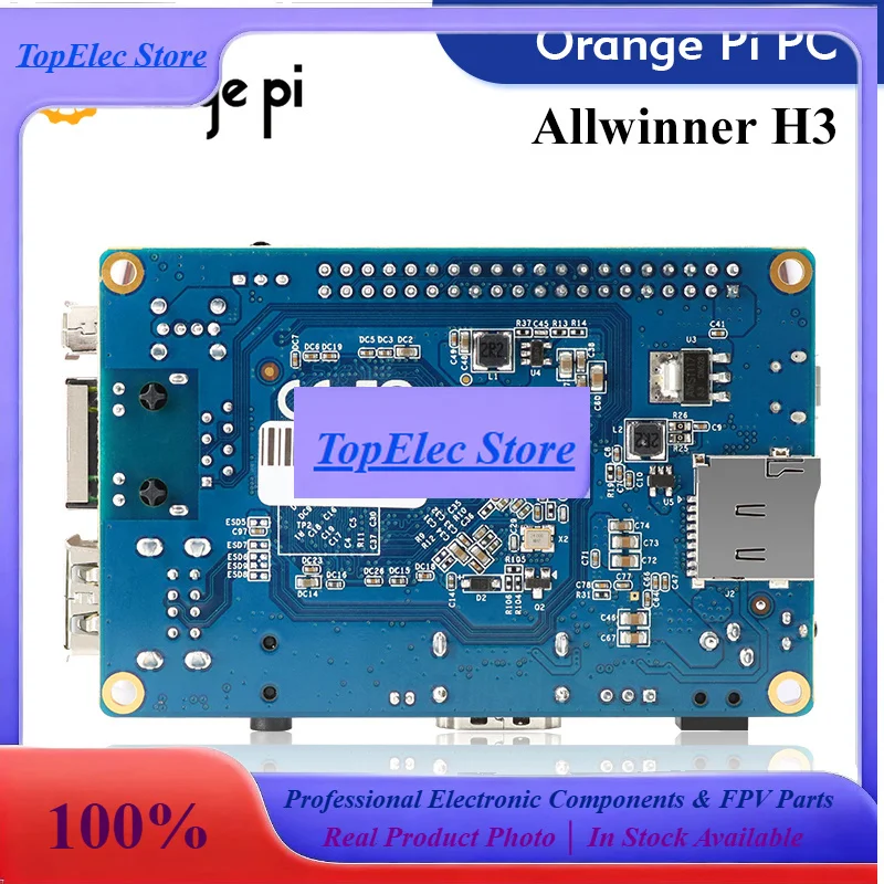 ToPESsOrange Pi PC 1GB Ram Allwinner H3 Mini PC Support Android Ubuntu Debian Image Development Board
