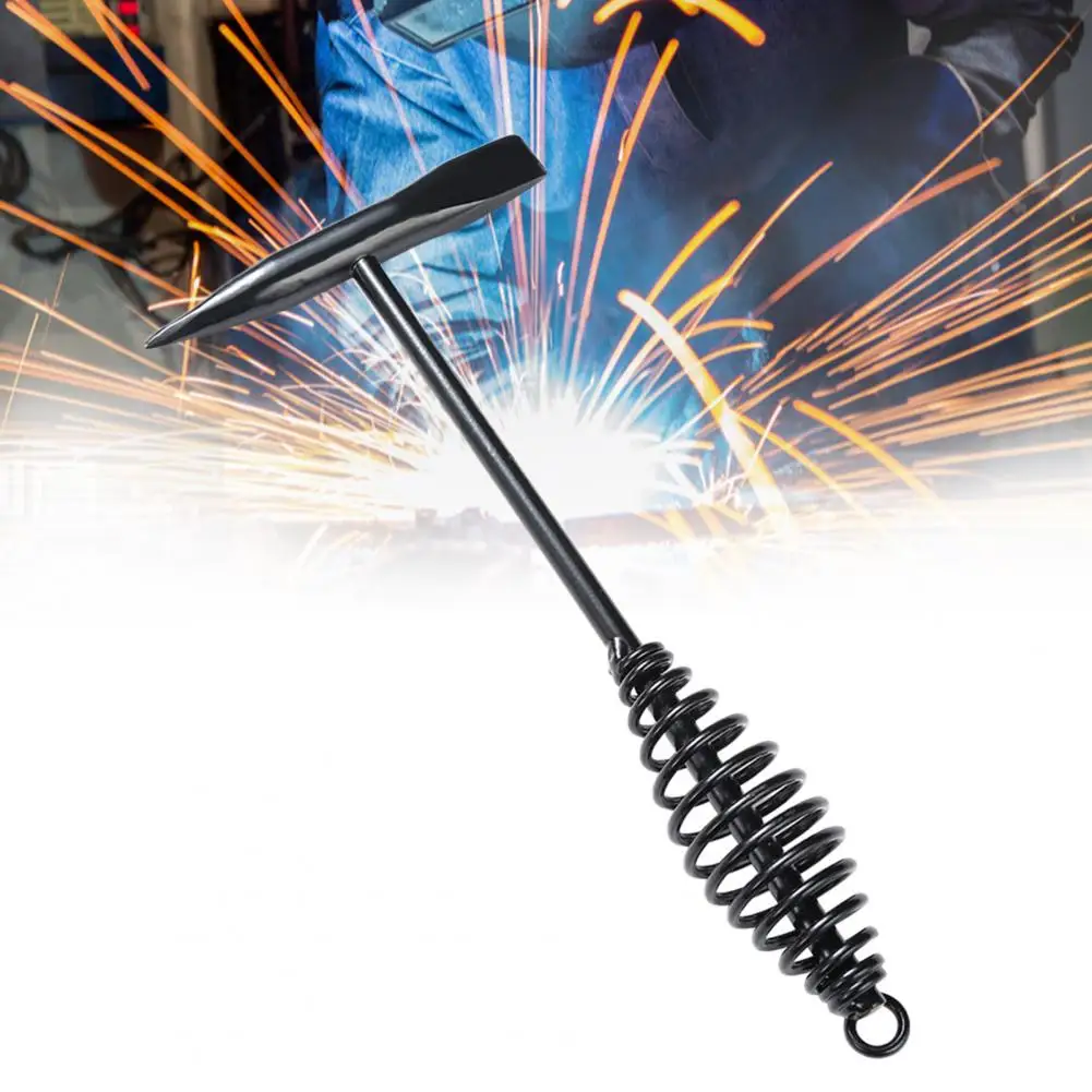 for Welding High Hardness Hand Tool Spring Handle Slag Hammer Welder Hammer Derusting Welding Carbon Steel Anti-Loss Hook