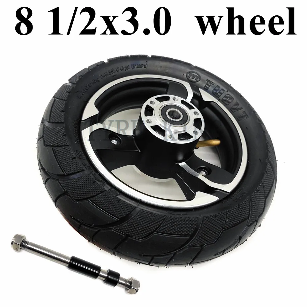 8 1/2x3.0 Pneumatic Tire for Electric Scooter Zero9 Front Wheel 8 1/2x2 (50-134) Upgrade Inner and Outer Tyre and Aluminum Rim