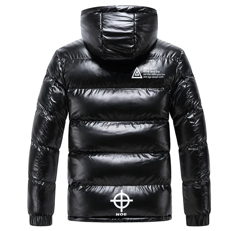 Winter Men\'s Jackets Fashion Men Cotton Down Warm Parkas Coats Casual Outdwear Thermal Hoodies Jackets Mens Clothing