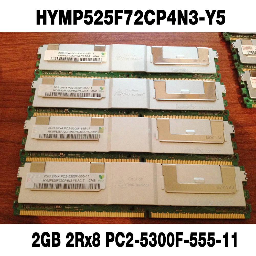 

2PCS HYMP525F72CP4N3-Y5 2GB 2Rx8 PC2-5300F-555-11 For SKhynix Server Memory