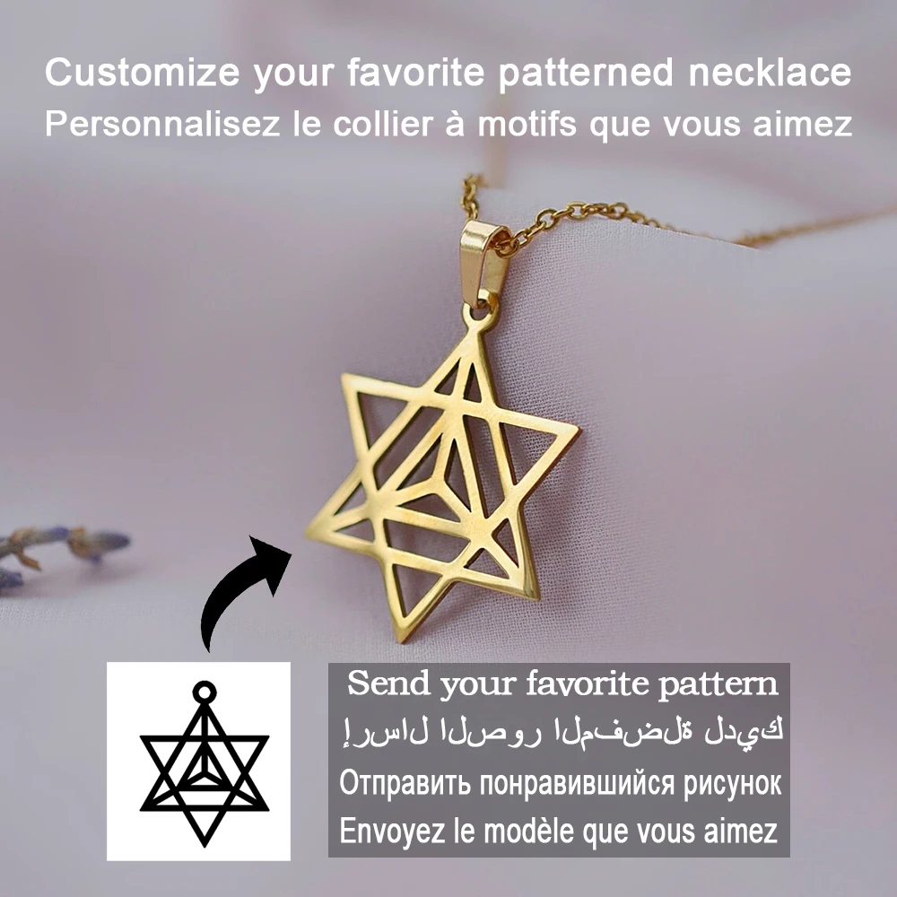 Customized Pattern Necklace 2025 New Jewelry Factory Agent Production Agent Shipping Gift Customization Festival Customization