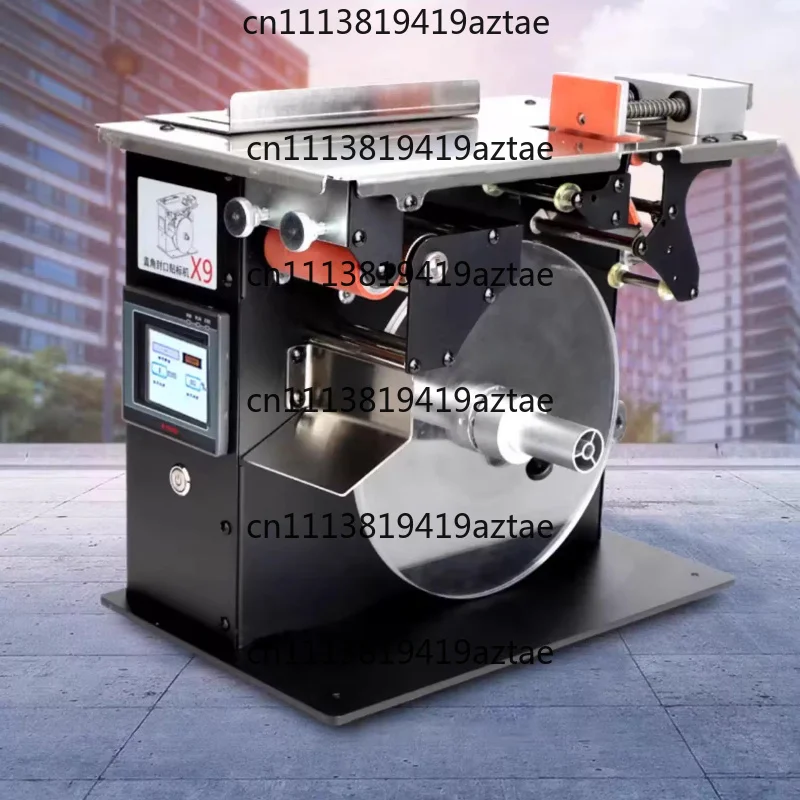 Right Angle Box Corner Labeling Machine Small Carton Sealing Packing Label Applicator Machine