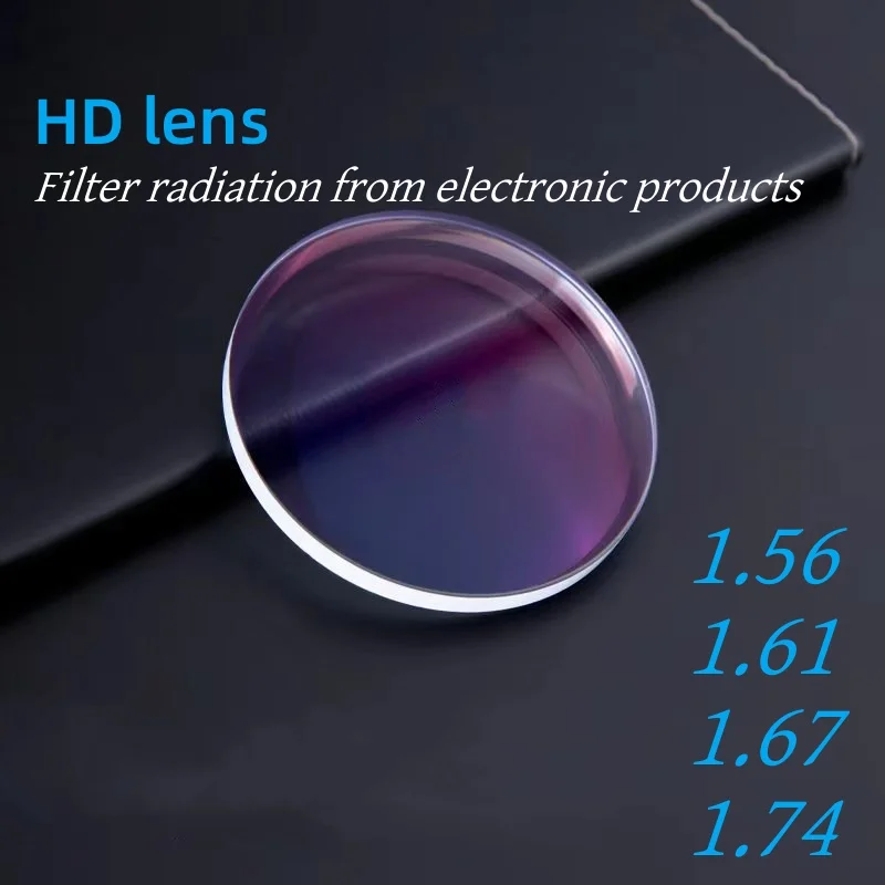 

High Quality HD Prescription Lens CR-39 1.56 1.61 1.67 1.74 Blue Light Blocking