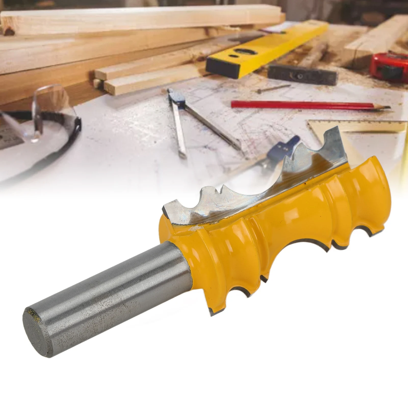 

Фреза с хвостовиком 1/2 дюйма, формовочная фреза, формовочная фреза, формирующая линия талии, деревообрабатывающий инструмент, фреза для формования короны